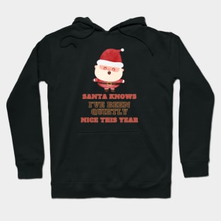 Introvert Christmas Humor Hoodie